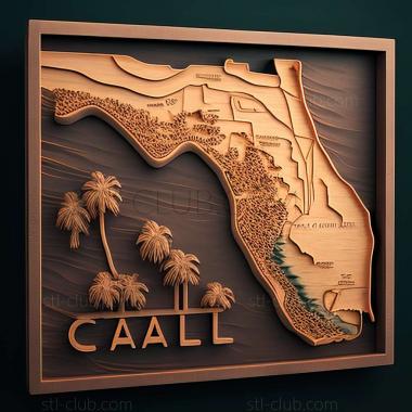 3D model Cape Coral in the United States (STL)